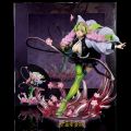 22cm Anime Demon Slayer Figure Kanroji Mitsuri statue PVC Action Figure Collectible Model Toys Kid Gift.