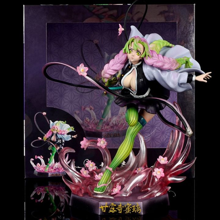 9'' Demon Slayer Kimetsu no Yaiba Kanroji Mitsuri Girl Anime Figure Model Toy