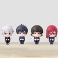 10cm Isagi Yoichi Doll Blue Lock Action Figures Q Version Chigiri Hyoma Bachira Meguru Nagi Seishiro Figure PVC Ornament Toys. 