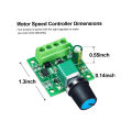 Mini DC Motor PWM Speed Controller Module Speed Control Switch LED Dimmer. 