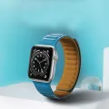 Silicone Magnetic Strap Watch Band For Apple Watch Series 9&8&7 41mm / SE 3&SE 2&6&SE&5&4 40mm / 3&2&1 38mm. 