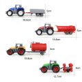 Die-cast Farm Vehicles Mini Car Model Engineering Car Model Tractor Engineering Car Tractor Toys Model for Kids Xmas Gift. 