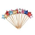20 Pieces Star Cake Cupcake Topper for Birthday/Wedding Party Decor.