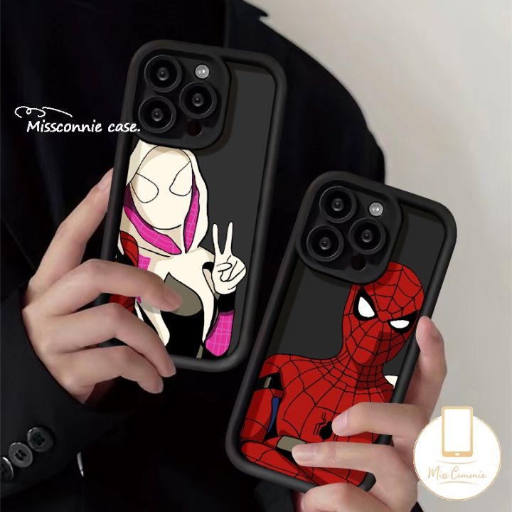 Spider Man Anime Couple Phone Case MissConnie Couples Cool Spider-Man Phone Case Compatible For Spider Man Anime Couple Phone Case MissConnie Couples Cool Spider-Man Phone Case Compatible For