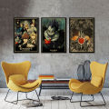 Classic Anime Death Retro Poster Aesthetic Prints Ryuk/Light/L·Lawliet Painting Manga Vintage Home Room Club Art Wall Decor. 