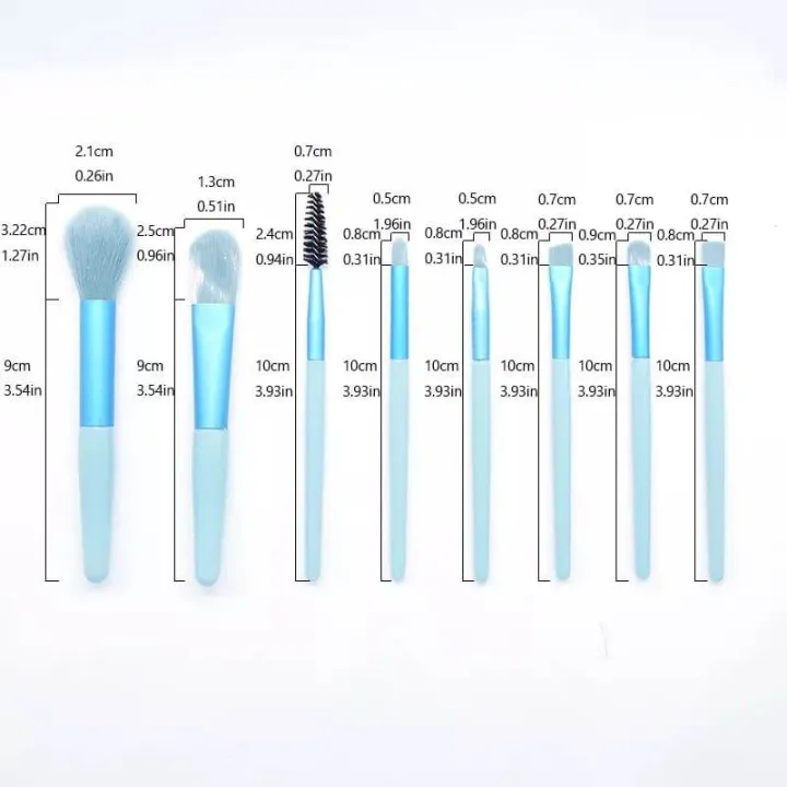 8%20pes%20Beauty%20Makeup%20Brush%20Set%20/%20Professional%20Makeup%20Brushes%20Set%20Of%208%20Pieces.%20-%20Image%205