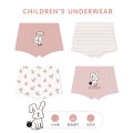 Only one children's underwear wholesale horizontal stripe girls underwear cute cartoon cotton class A baby boxer panties.