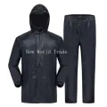 Happylon Raincoat 100% Waterproof for men- Black.