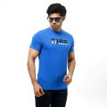 TORR LAPIS BLUE 100% COTTON MEN'S WEAR T-SHIRT. 