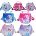 Disney Cartoon Frozen 2 Original Shoulder Bags Princess Elsa Anna Cute Printing Messenger Bag Kids Girls Fashion Handbag Gifts.
