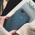 Tokifu For OPPO A12 Back Cover Matte Simple Solid Color Soft Silicone TPU Case. 