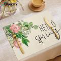 Mug Pad Exquisite Pattern Table Placemat Set Super Soft Wear Resistant Perfect for Dinnerware Decor Buy Cup Coaster. 