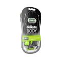 Gillette Razors Body (Black & Green) Mens 3pcs (uk). 