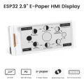 CrowPanel 2.9 inç e-kağıt e-mürekkep 128*296 ESP32-S3 HMI ekran siyah/beyaz Arduino için SPI arayüzü tarafından tahrik/ESP/MicroPython. 