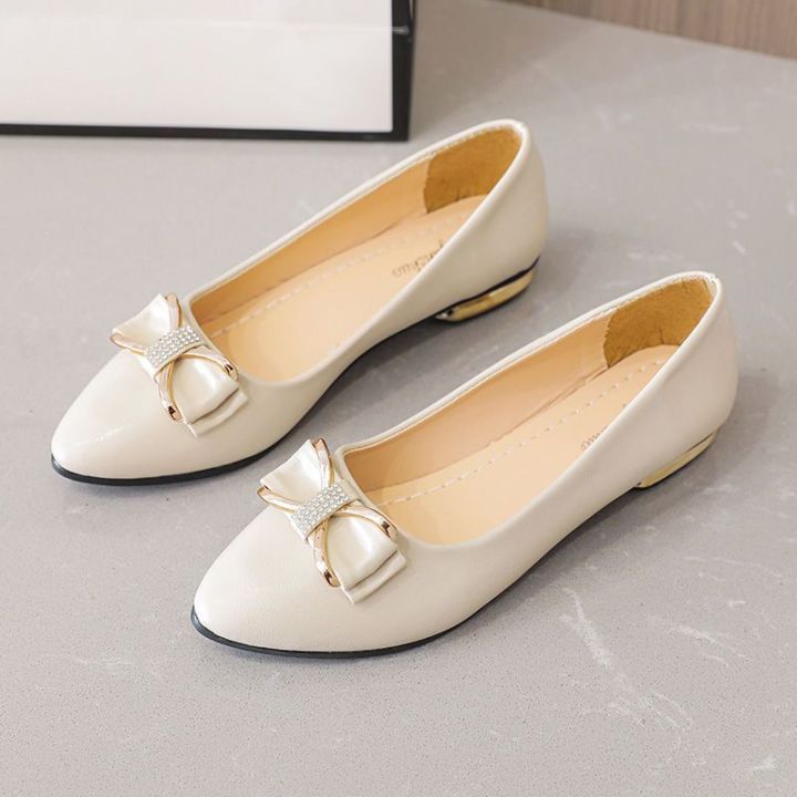 Shoes%20Women's2023New%20All-Match%20Butterfly%20Soft%20Bottom%20Pointed%20Mom%20Shoes%20Spring%20and%20Autumn%20Low-Cut%20Soft%20Leather%20Flat%20Pumps%20Women's%20Shoes%20-%20Image%208