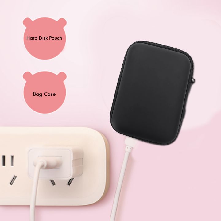 FORIDE%20Portable%20Hard%20Disk%20Drive%20Shockproof%20Zipper%20Cover%20Bag%20Case%202.5inch%20HDD%20Bag%20Hardcase%20Black%20-%20Image%203