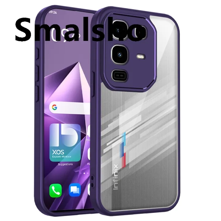 Luxury%20Silicone%20Edge%20Phone%20Clear%20Case%20For%20Infinix%20Note%2050/X%2040/X%20Pro%20Plus%2040S%204/5G%20PC%20Back%20TPU%20Shockproof%20Bumper%20Protector%20Cover%20-%20Image%207
