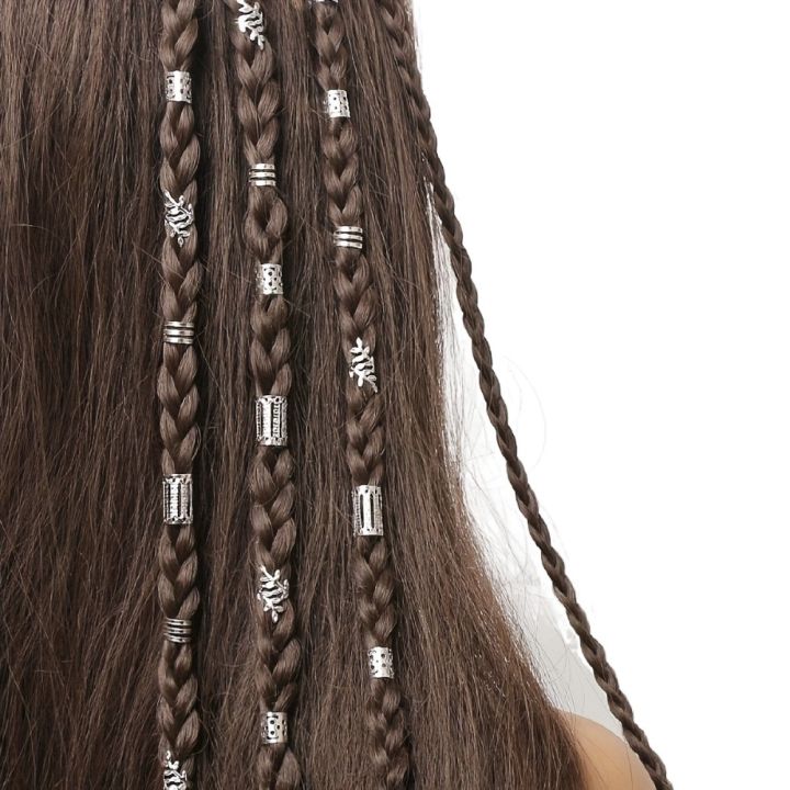 40PCS%20Hair%20Accessories%20Metal%20Cuff%20Clips%20Mixed%20Hair%20Rings%20Set%20Hair%20Braiding%20and%20Dreadlocks%20Beads%20DIY%20Charm%20Hair%20Braid%20Tubes%20Decor%20-%20Image%207