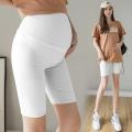 215# Summer Thin Cool Maternity Short Legging Belly Underpants Clothes for Pregnant Women Pregnancy Yoga Hot Shorts Half Pants. 