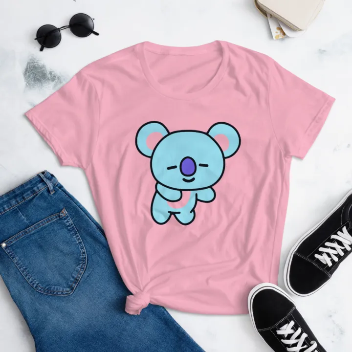 Bts-Bt21-Koya-Rm-Sticker%20T-Shirt%20-%20T%20Shirt%20For%20Women%20-%20Image%202