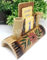 Bamboo table calendar 1 pc for office and home. 