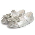 Cross-border new fashion sequins crown princess shoes ladies children's shoes anti-slip soft soled toddler shoes baby shoes baby.