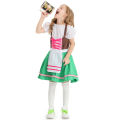 DSstyles Girls Traditional German Oktoberfest Costumes Dirndl Fancy Dress Cosplay Maid Outfit For Party Cocktail Dress. 