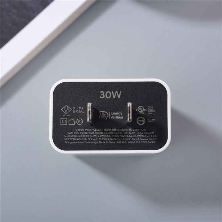 Original%2030W%20Charger%20For%20Google%20Pixel%206%207%208%20Pro%20XL%203%204A%20Fast%20Charging%20EU/US/UK%20Plug%20Power%20Adapter%20Compatible%20with%20USB-C%20Devices%20-%20Image%203