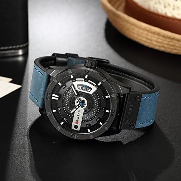 Curren%208301%20-%20Blue%20Leather%20Analog%20Watch%20for%20Men%20-%20Image%203