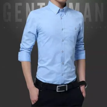 Stylish%20Regular%20Slim%20Fit%20Blank%20Cotton%20Long%20Sleeve%20Formal%20Shirt%20For%20Men%20-%20Image%203
