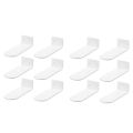 FORIDE 12 Pack Floating Shoe Shelves,White Acrylic Wall Mounted Shoe Display Shelves,for Display Collectible Shoe&Sneaker. 
