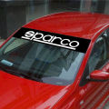 1Piece SPARCO Car Front Windshield Decal Badge Reflective Stickers for Honda Volvo Toyota KIA Mazda Mitsubishi Suzuki Subaru Nissan. 