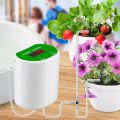 Automatic Watering System Timed Waterer Device Garden Terrace Drip Irrigation Kit for Potted Plants Vacation Watering. 