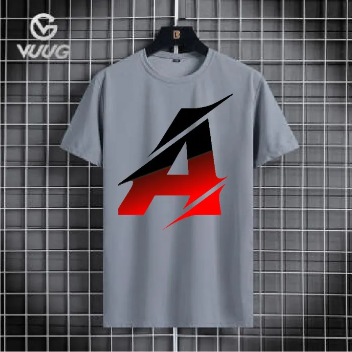 Alphabets%20Unisex%20T-Shirts%20-%20Half%20Sleeve%20Round%20Neck%20-%20Trendy%20Men's%20T%20Shirt%20-%20Comfortable%20and%20Stylish%20-%20Image%202
