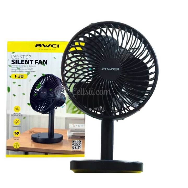 Awei%20F30%20Mini%20Desktop%20Fan-%20Time%20Square%20-%20Image%203