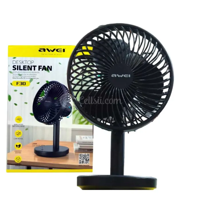 Awei%20F30%20Mini%20Desktop%20Fan-%20Time%20Square%20-%20Image%203