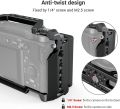 SmallRig DSLR A6400 Camera Cage with Silicone Handle Handgrip Cold Shoe ,Case Rig Set for Sony A6100 / A6300/ A6400 -3164.