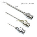 10Pcs 7x8 Size Poultry Livestock Veterinary Injection Syringe Needles Stainless Steel Animal Injector Syringe Needles. 