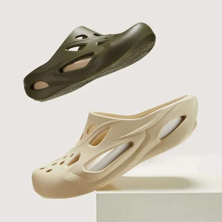 Ant%20Love%20Spring/Summer%20New%20Product%20for%20Home%20and%20Outdoor%20Wear:%20Simple%20Color%20Block%20Men's%20Hole%20Cool%20Slippers%20-%20Image%203