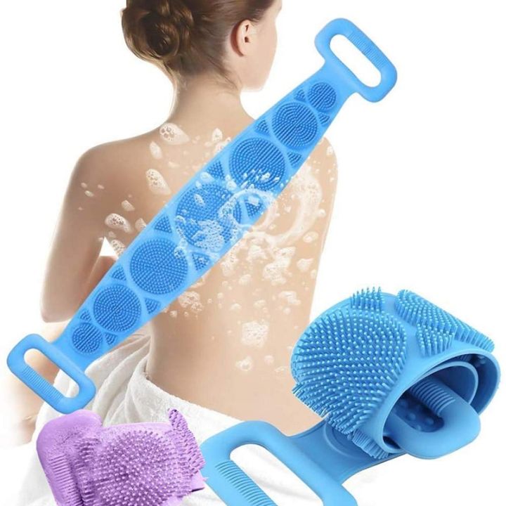 Silicone Bath Body Brush, Shower Massager Body Skin Scrubber Deep Clean