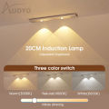 Auoyo Night Light 20/40/60/80 CM LED Night Light Human Sensing Light Strap 3 Color Dimming Wireless Motion Sensor Cabinet Light USB Rechargeable Ultra Thin Magnetic Wardrobe Lamp for Room Closet Kitchen.