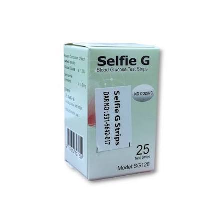 Selfie%20G%20Blood%20Glucose%20Test%20Strips%20(25%20Pieces)%20%7C%20Accurate%20&%20Fast%20Result%20-%20Image%203