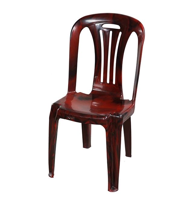 RFL Plastic Chair W/O Arm (Stick) -Rose Wood 86107