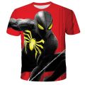 Boy Superhero Hulk Iron Man T-shirts for Kids Boys Clothes Anime T-shirt 3d Printed Young Children Cartoon Fashion Girl Tops Tee. 