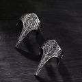 Ottoman Turkish Empire Rings for Men Women Unique Ring Punk Armor Long Vintage Weapon Animal Jewelry Decorations Gifts Wholesale. 