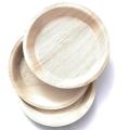 6'' Round Areca Leaf Plate Supari Patar Plate - 5 Pieces - Serve Eco-Friendly With Areca Leaf Plates.