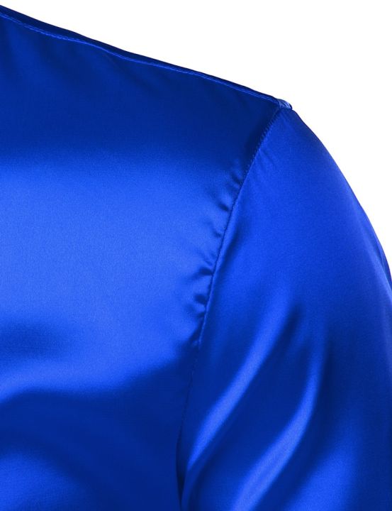 Royal%20Blue%20Silk%20Satin%20Shirt%20Men%202023%20Luxury%20Brand%20New%20Slim%20Fit%20Mens%20Dress%20Shirts%20Wedding%20Party%20Casual%20Male%20Casual%20Shirt%20Chemise%20-%20Image%205