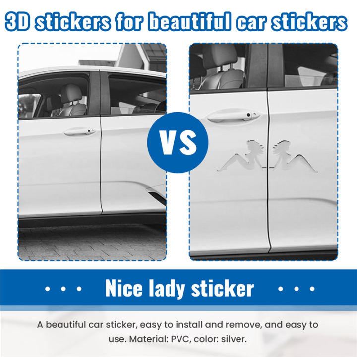 Nice%20lady%20car%20vehicle%20decoration%20sticker%20emblem%20logo%20badge%20-%20Image%206
