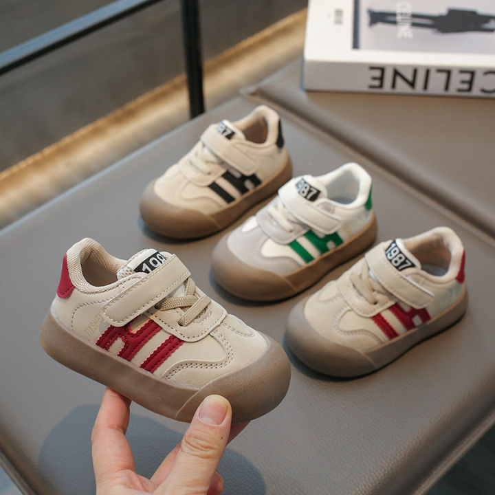 Baby toddler shoes 2024 spring and autumn new children's shoes soft soled casual shoes for boys and girls fashion German training shoes sneakers