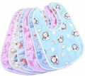 Baby Bibs Double Layers Waterproof Towel Learn to eat multicolor and Designs-2-Pcs Combo Pack.